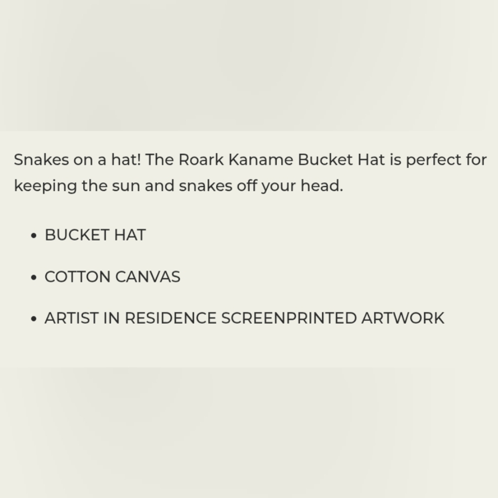 Roark Kaname Bucket Hat S/M - Picture 12 of 12